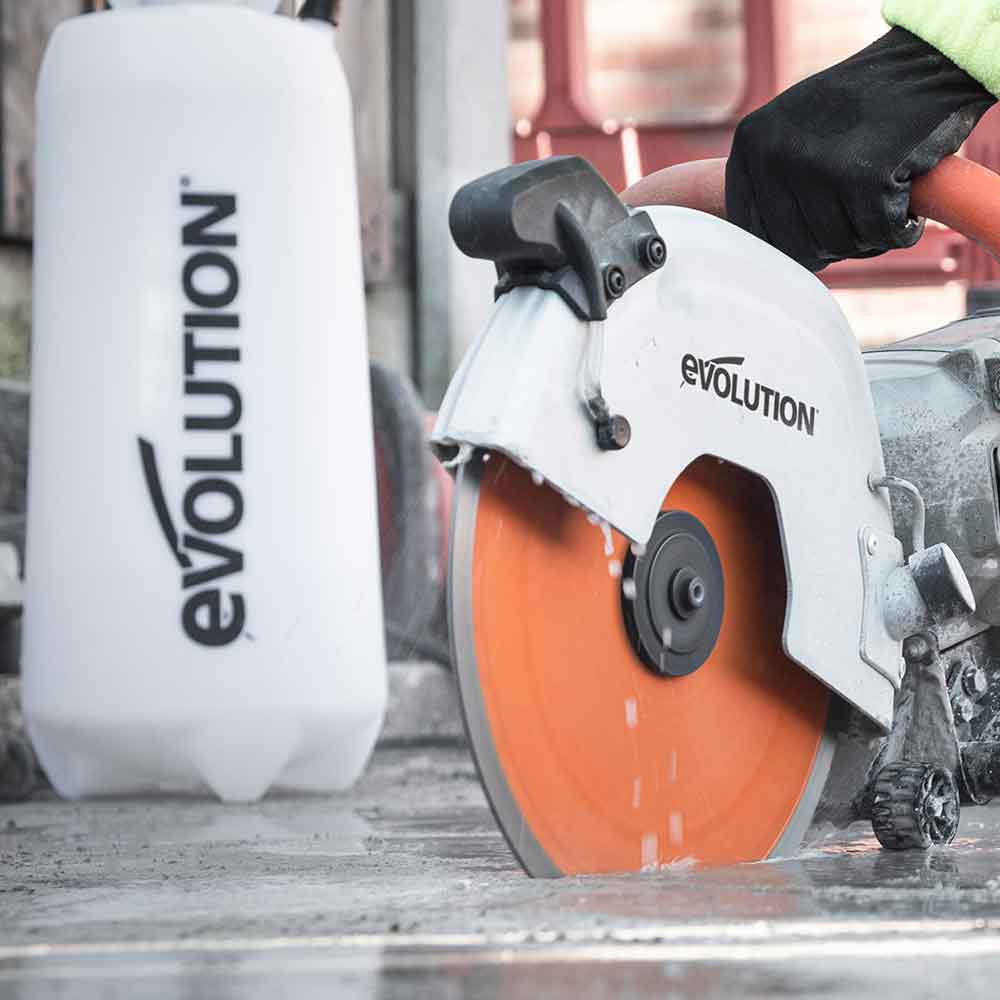 Depósito de agua de 15L Evolution con bomba manual para la supresión del polvo