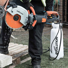 Pack Evolution - Sierra de Hormigón Eléctrica R300DCT+ de 300mm con Disco Diamantado Premium y Depósito de Agua a pedal de 15L