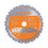 Hoja TCT para Sierra Circular Evolution de 165mm, 18 dientes y Agujero 20 mm para corte Multi-material
