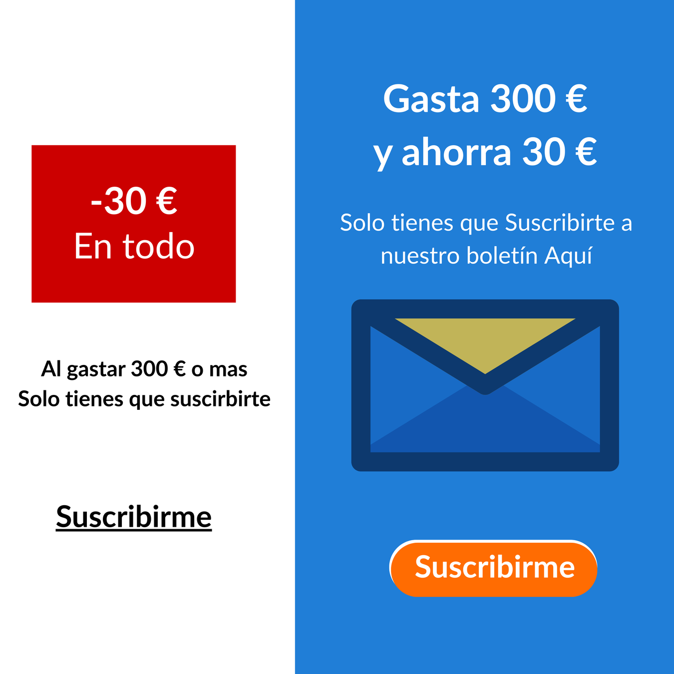 -30 € al suscribirte