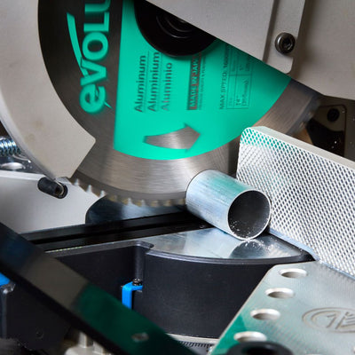 Disco Especial TCT para Ingletadora Evolution de 355 mm, 80 dientes y Agujero de 25,4 mm para Aluminio