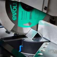 Disco Especial TCT para Sierra Circular Evolution de 185 mm, 60 Dientes y Agujero 20mm para Aluminio