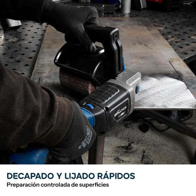 Tambor de láminas de grano 60 para satinadora a bateria | Decapado y lijado
