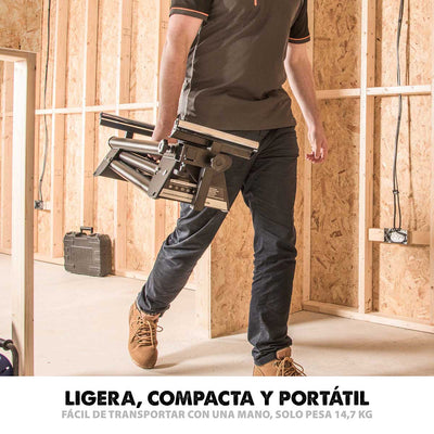 Pack Evolution - Ingletadora R210MTS-G2 Evolution de 210 mm con Hoja multi-material TCT con Soporte Universal