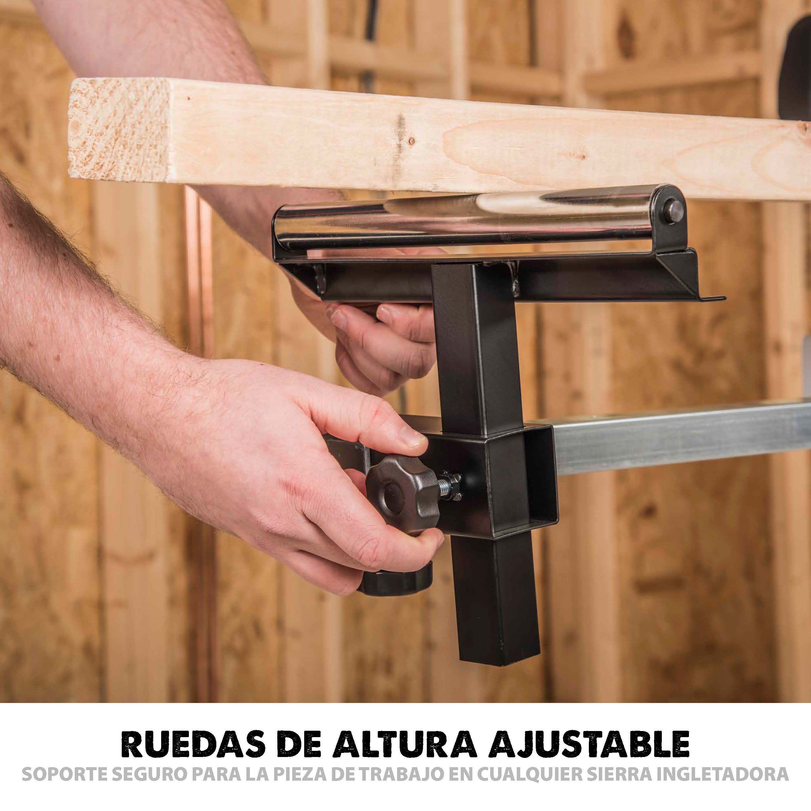 Pack Evolution - Ingletadora Telescópica R210SMS+ Evolution de 210 mm con Hoja Multi-material TCT y Soporte Universal