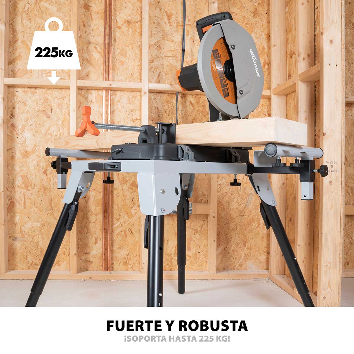 Soporte universal Evolution para Sierra de Corte