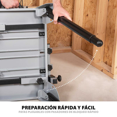 Pack Evolution - Sierra de Corte R355CPS de 355 mm con Hoja Multi-material TCT + Soporte