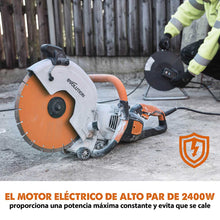 Pack Evolution - Sierra de Hormigón Eléctrica R300DCT+ de 300mm con Disco Diamantado Premium y Depósito de Agua a pedal de 15L