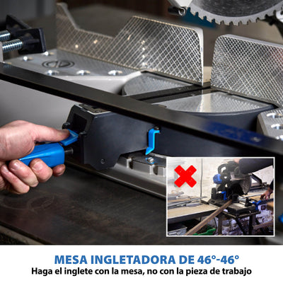 Ingletadora / Tronzadora S355MCS Evolution de 355 mm para Corte de Metal