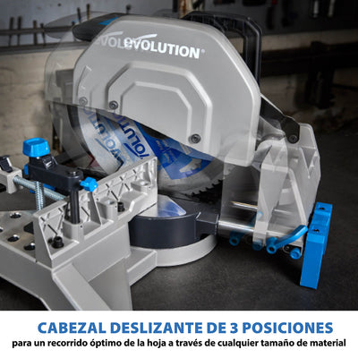 Ingletadora / Tronzadora S355MCS Evolution de 355 mm para Corte de Metal