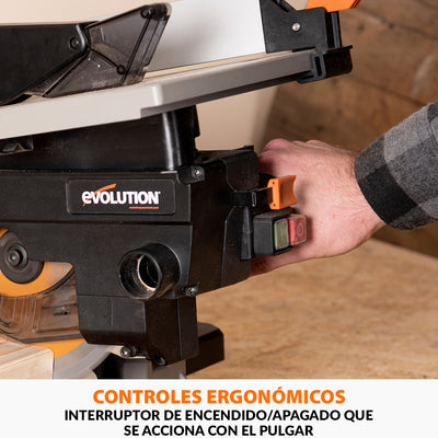 Pack Evolution - Ingletadora R210MTS-G2 Evolution de 210 mm con Hoja multi-material TCT con Soporte Universal