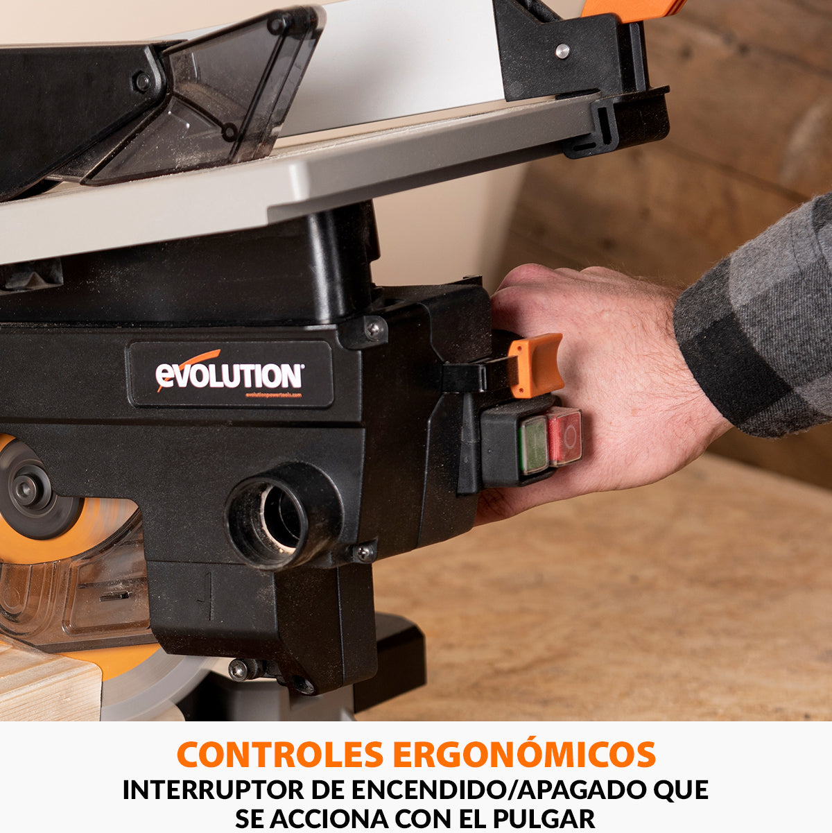 Pack Evolution - Ingletadora R210MTS-G2 Evolution de 210 mm con Hoja multi-material TCT con Soporte Universal