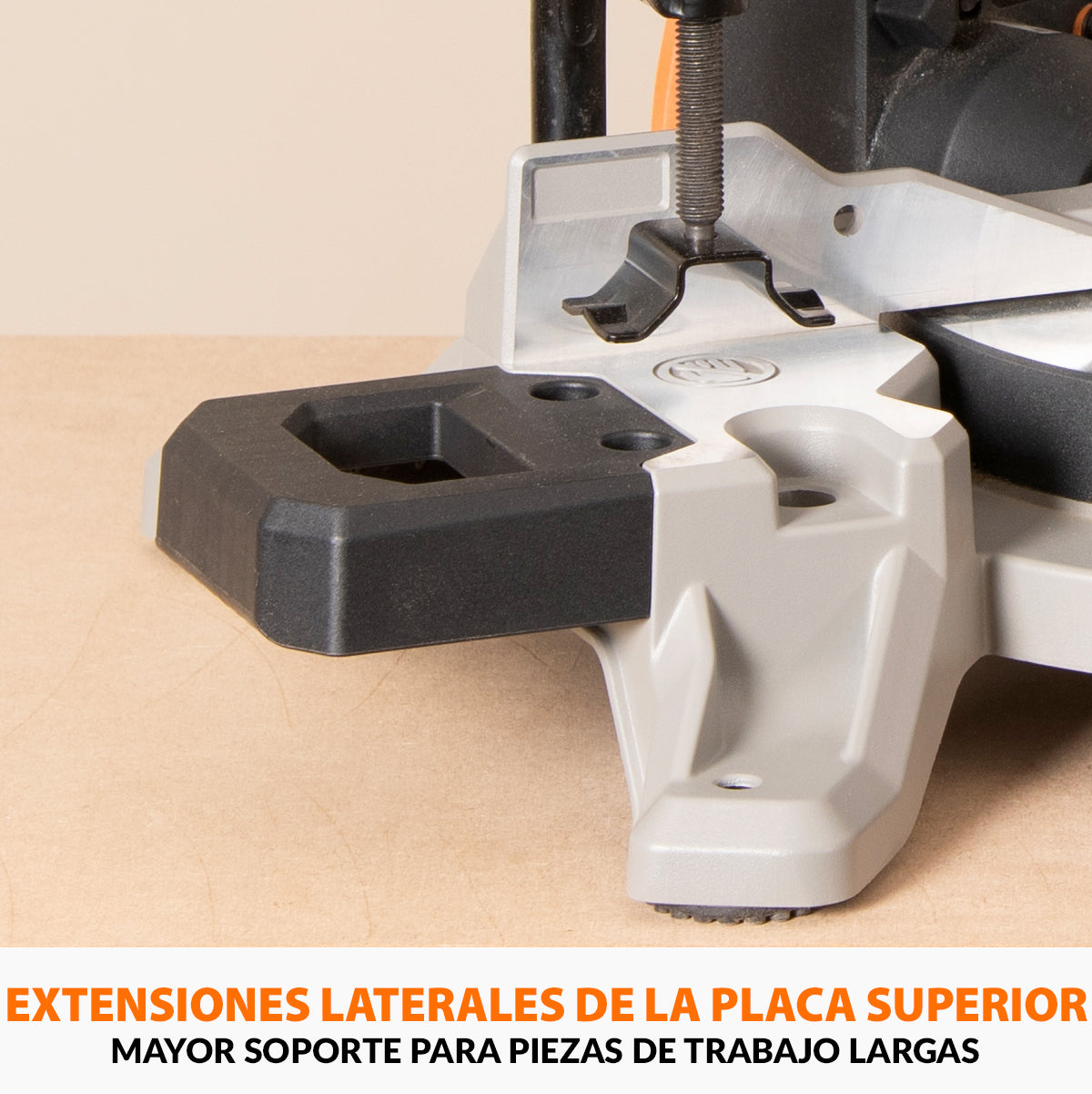 Ingletadora R210MTS-G2 Evolution de 210 mm con Mesa Superior y hoja multi-material TCT