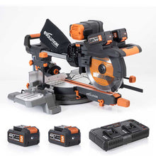 Ingletadora Inalámbrica de Doble Bisel R255SMS-DB-Li Evolution de 255mm con Hoja Multi-material TCT, Batería y cargador