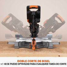Ingletadora Inalámbrica de Doble Bisel R255SMS-DB-Li Evolution de 255mm con Hoja Multi-material TCT, Batería y cargador