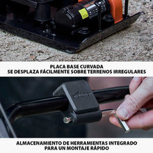 Pack Evolution - Placa Vibratoria Térmica Compactadora de gasolina Evolution HULK H320-P + Placa de Pavimentación para Compactadora
