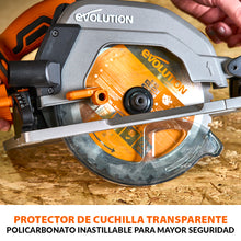 Sierra Circular Inalámbrica Evolution R185CCSX-Li de 185mm con Batería de 4Ah y Cargador
