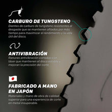 Disco EVOMAX de 355 mm de 100 dientes para Corte Profesional de Aluminio de Alta Resistencia