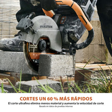 Disco diamantado EVOMAX | 260 mm ultrafino, específico para cortadoras de hormigón inalámbricas