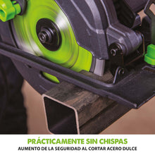 Sierra circular F165CCSL Evolution 165 mm con hoja multi-materiales TCT