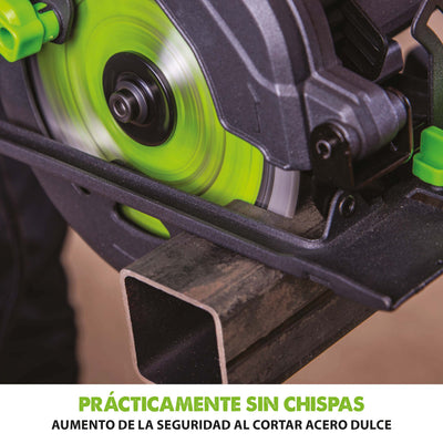 Sierra circular F165CCSL Evolution 165 mm con hoja multi-materiales TCT