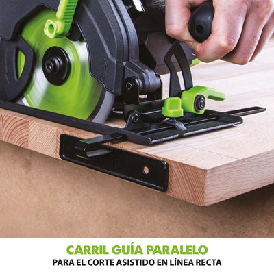 Sierra circular F165CCSL Evolution 165 mm con hoja multi-materiales TCT