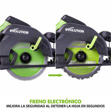 Sierra circular F165CCSL Evolution 165 mm con hoja multi-materiales TCT