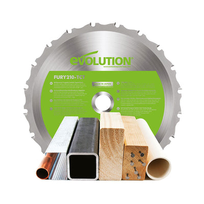 Ingletadora F210SMS Evolution de 210 mm con Hoja Multi-Material TCT