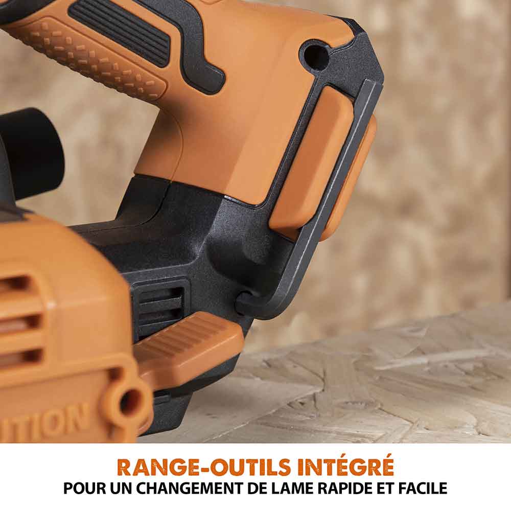 Sierra circular sin cable 165mm Evolution R165CCS-Li con hoja multi-material TCT con batería de 4Ah y cargador