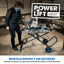 Pack - Ingletadora / tronzadora para metales de 355 mm Evolution S355MCS + Soporte con ruedas MCSSTAND