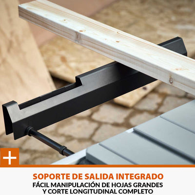 Pack Evolution - Sierra de mesa R255TBL+ Evolution de 255mm, 1800W con hoja multi-material TCT + Hoja para madera premium