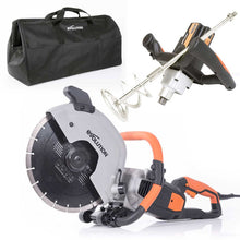 Pack Evolution - Sierra de Hormigón Eléctrica R300DCT con Disco Diamantado de 300 mm + Mezclador Twister