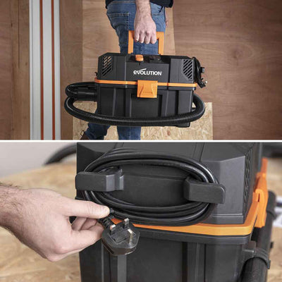 Aspirador R15VAC Evolution de 15L para residuos secos y húmedos (GRADO B)