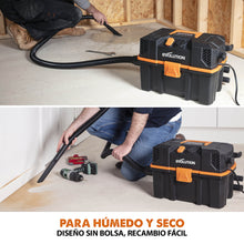 Pack Evolution - Sierra Circular R185CCSX+ de 185mm con Hoja Multi-material TCT y Bolsa de Transporte + Guía de Corte de 2,8 m + Aspirador R15VAC Evolution de 15L