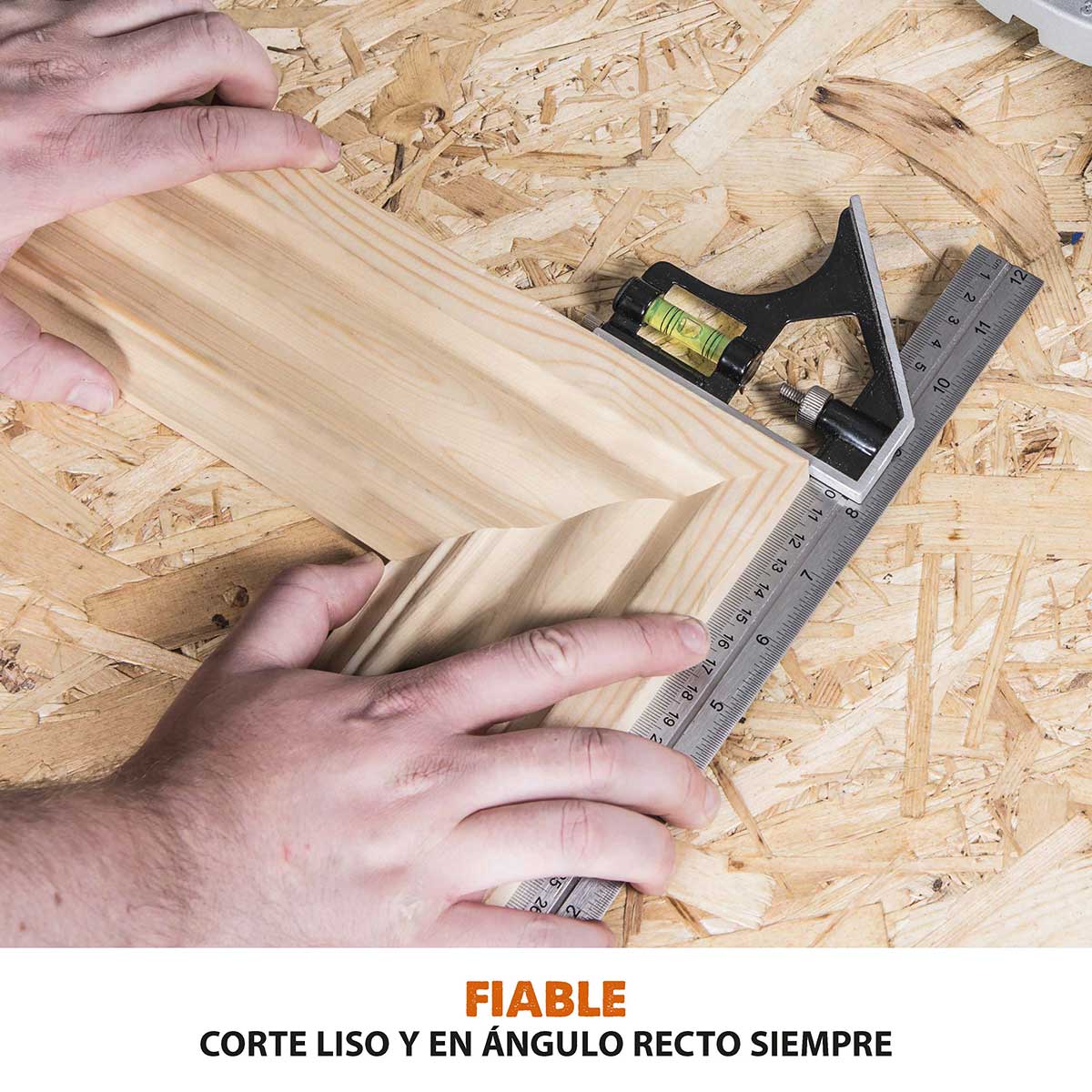 Sierra Circular R185CCSX+ Evolution de 185 mm con Hoja Multi-material TCT y Bolsa de Transporte