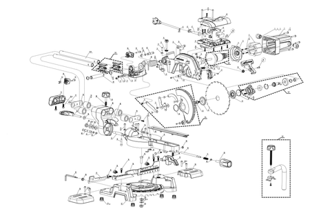 Evolution R185SMS Ingletadora telescópica Repuestos