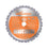 Hoja de precisión TCT para Sierra Circular Evolution de 185 mm, 68 Dientes y Agujero de 20 mm para Acero Fino