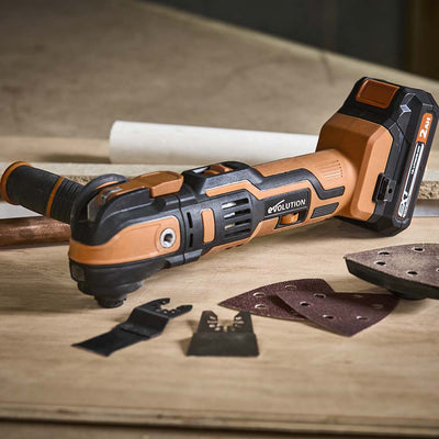 Herramienta Multifuncional Inalámbrica R18MLT-Li Evolution con Batería de 2Ah y Cargador