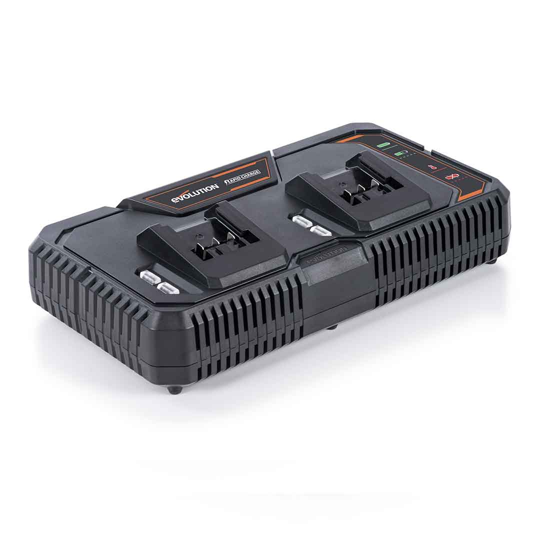 Cargador Doble Evolution R18RCH-LI2 para Batería Li-Ion
