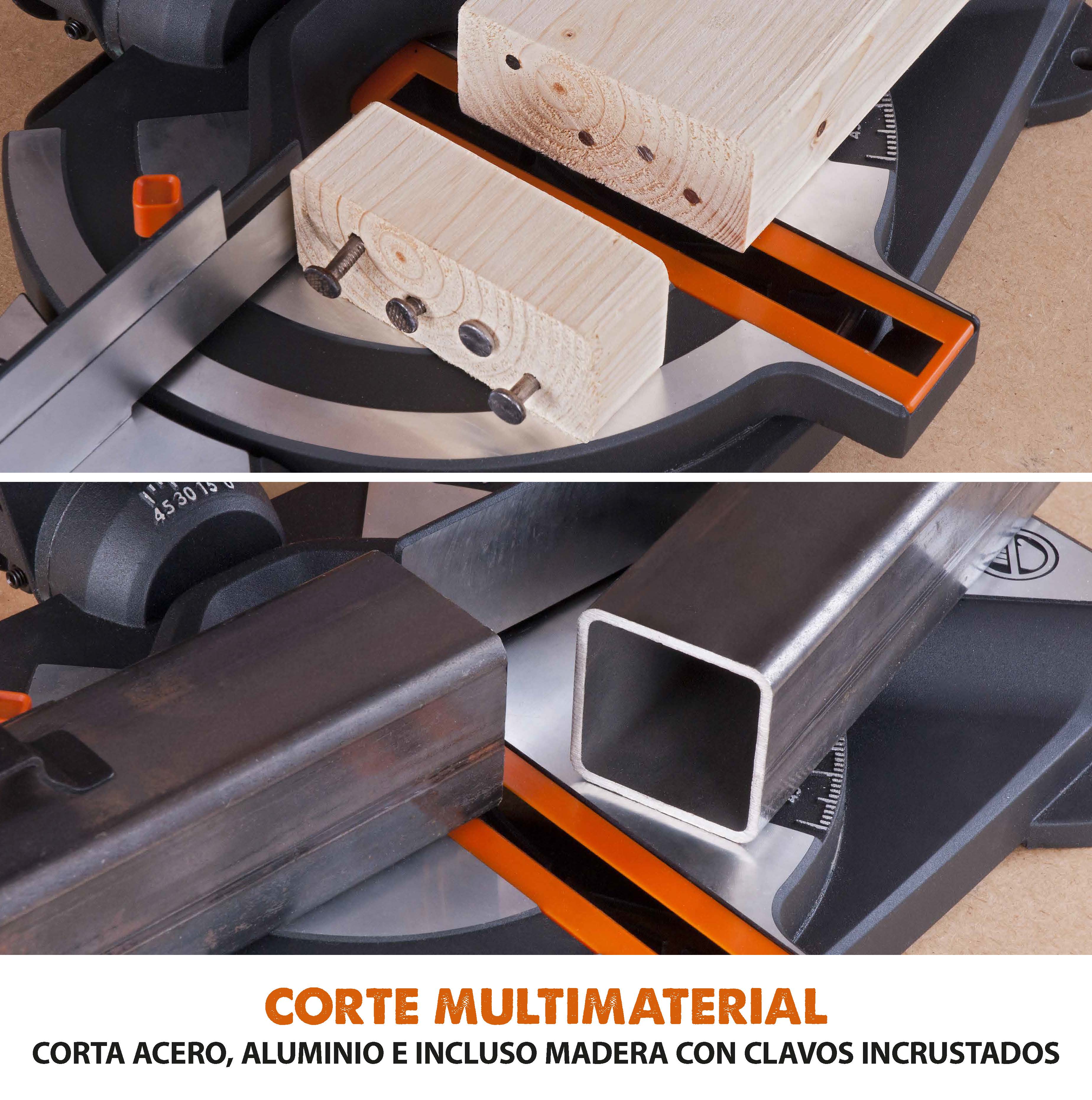 Ingletadora R210CMS+ Evolution de 210mm con Hoja Multi-material TCT