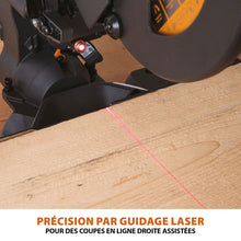 Pack Evolution - Sierra ingletadora eléctrica 210 mm R210SMS-300+ con hoja TCT multimaterial + soporte
