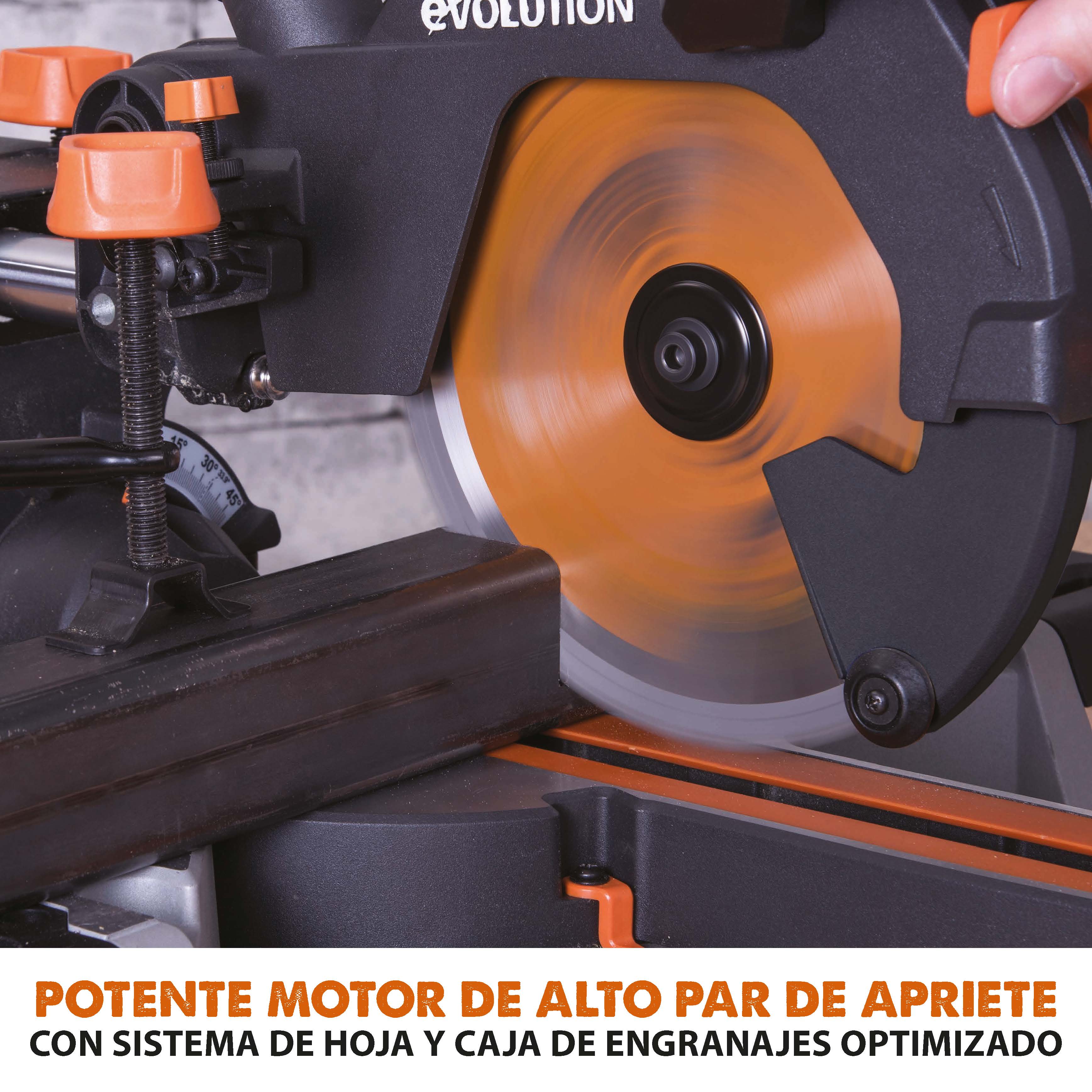 Ingletadora R210SMS-300+ Evolution de 210 mm con hoja multi-material TCT