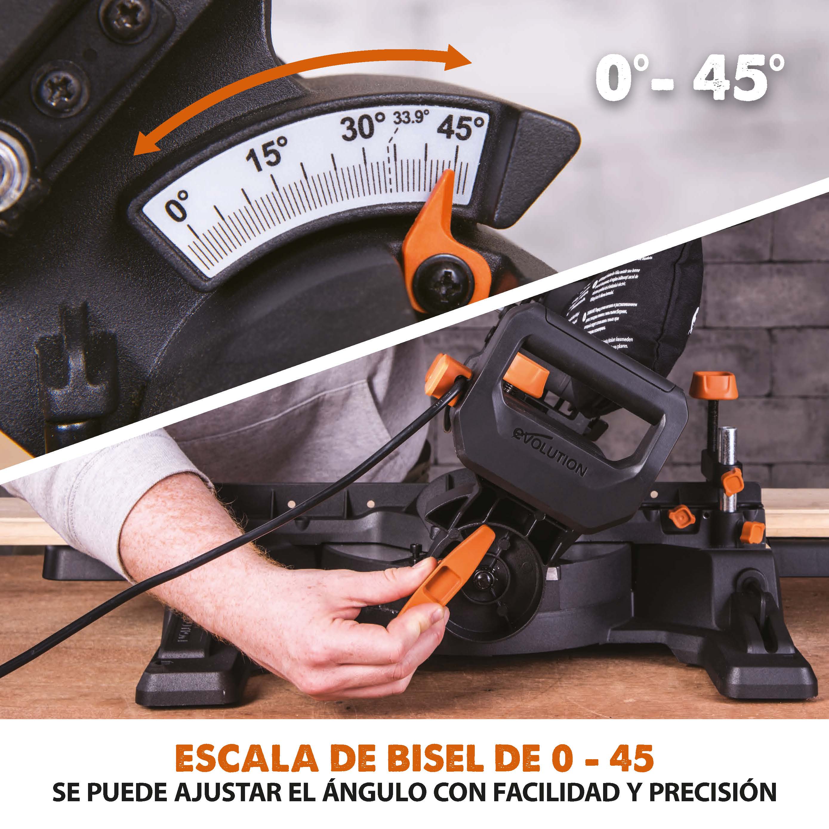 Ingletadora R210SMS-300+ Evolution de 210 mm con hoja multi-material TCT