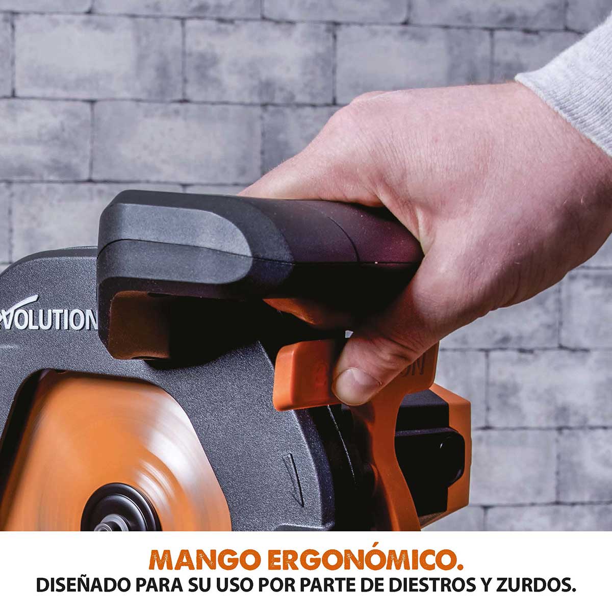 Pack Evolution - Ingletadora Telescópica R210SMS+ Evolution de 210 mm con Hoja Multi-material TCT y Soporte Universal