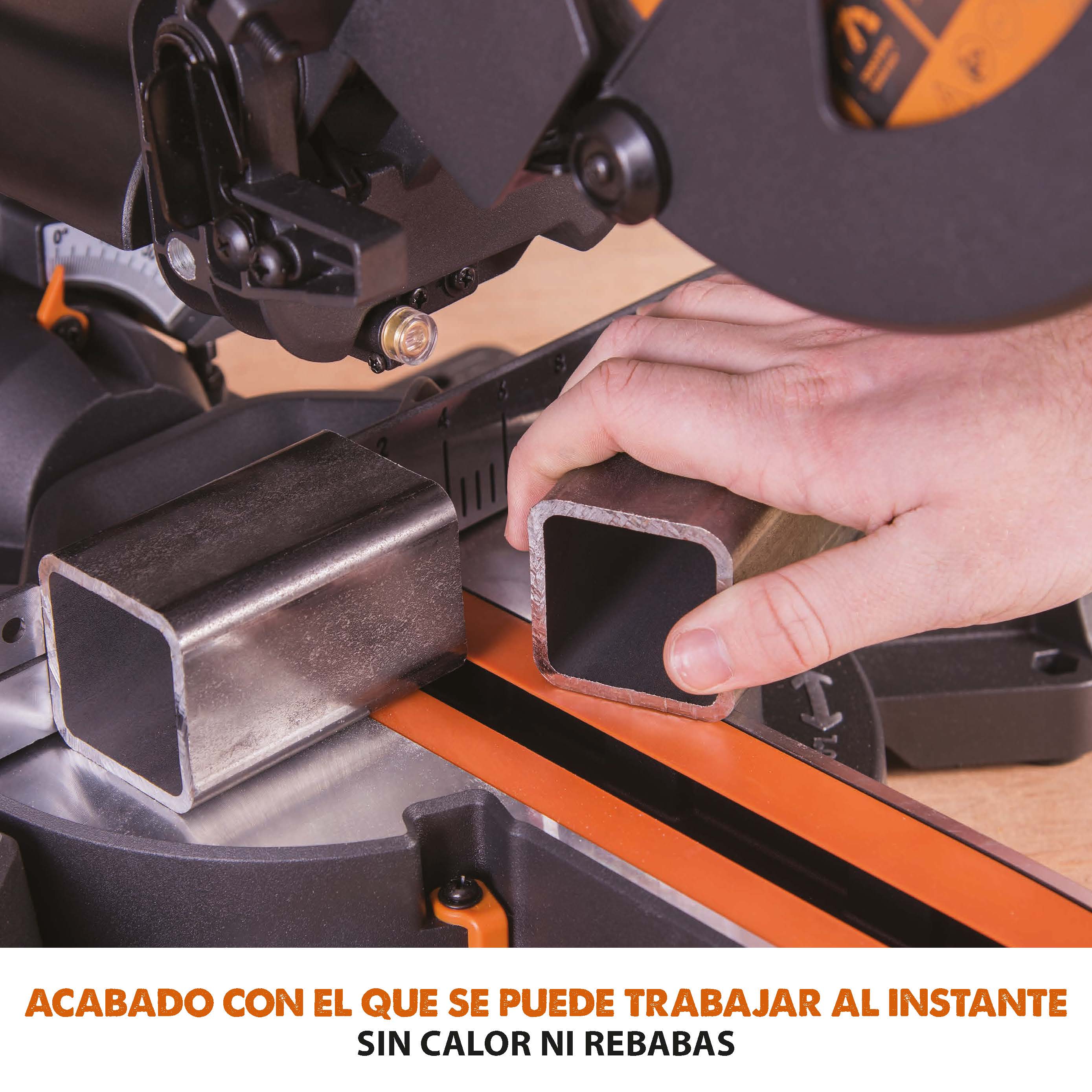 Ingletadora Telescópica R210SMS+ Evolution de 210mm con Hoja Multi-material TCT