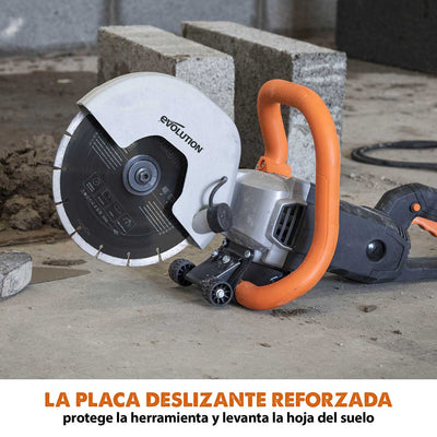 Sierra de Hormigón Eléctrica R230DCT Evolution de 230mm con Hoja de Diamante