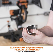 Pack Evolution - Ingletadora Telescópica de doble bisel R255SMS-DB+ Evolution de 255mm con Hoja Multi-material TCT y Soporte Universal PLUS