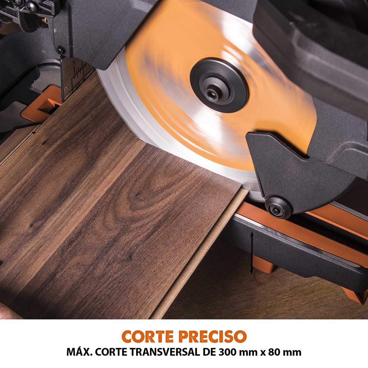 Pack Evolution - Ingletadora eléctrica de doble bisel R255SMS-DB+ con hoja multi-material TCT de 255mm + Hoja para madera premium