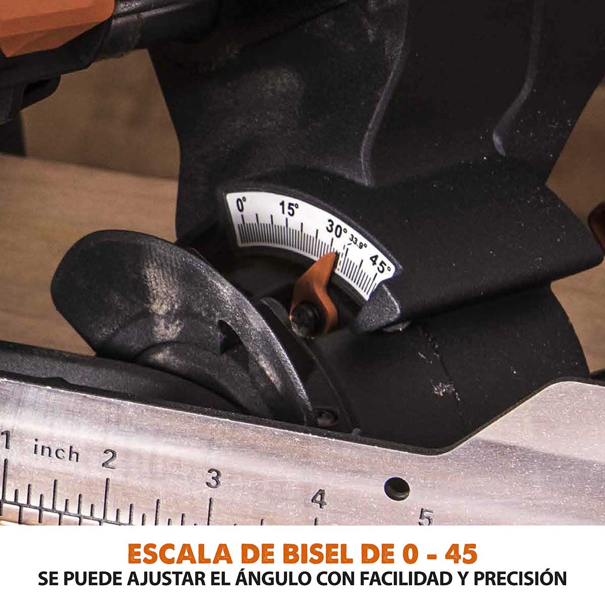 Pack Evolution - Ingletadora Telescópica R255SMS+ Evolution de 255mm con Hoja Multi-material TCT y Soporte Universal