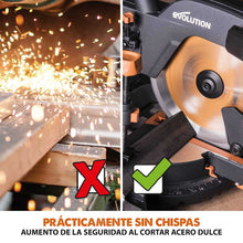 Pack Evolution - Ingletadora eléctrica R255SMS+ de 255mm con hoja multi-material TCT + Soporte Evolution PLUS